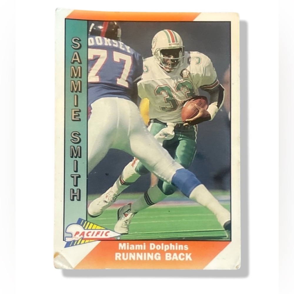 1991 Miami Dolphins Running Back Sammie Smith Pacific #274